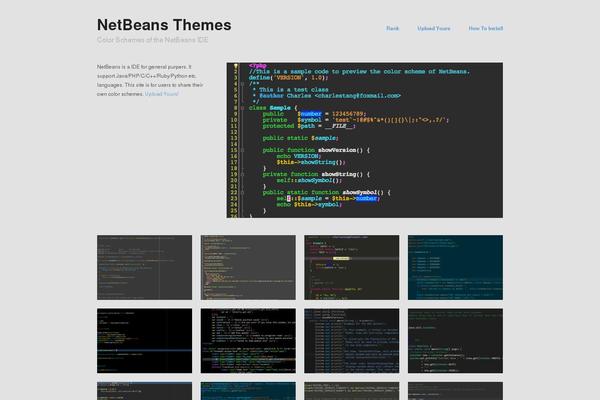 Hatch theme site design template sample
