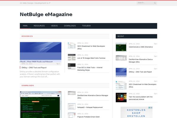 Site using Cool Social Icons Widget plugin