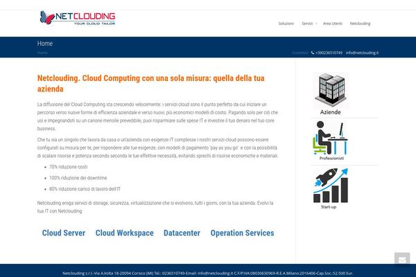 KLEO theme site design template sample