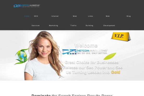 NAMO theme site design template sample