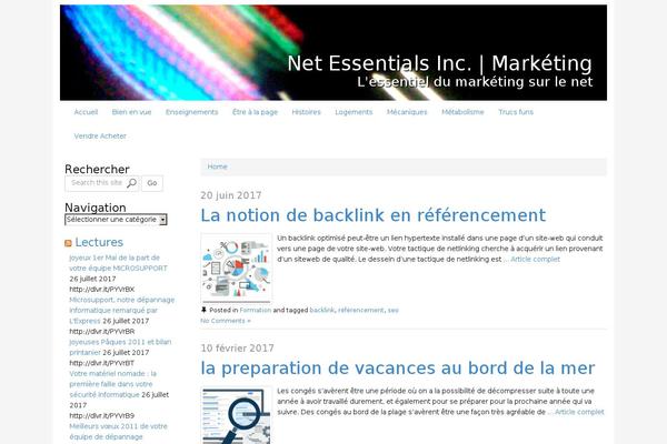 netessentialsinc.net site used Museum Core