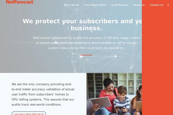 netforecast.com site used Convoy-theme