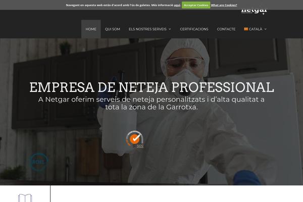 Generatepress_child theme site design template sample