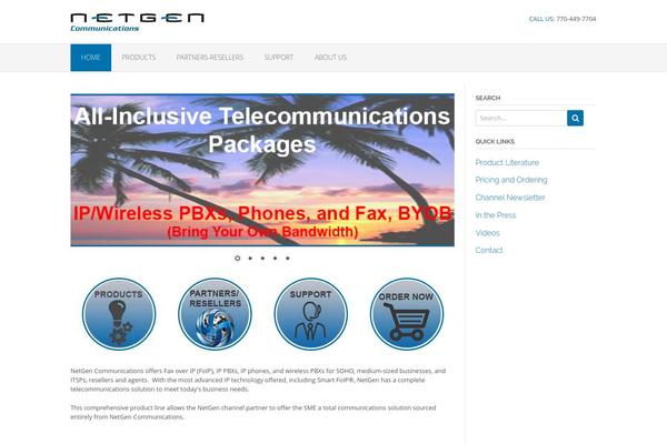 netgencommunications.com site used Oceanic-premium