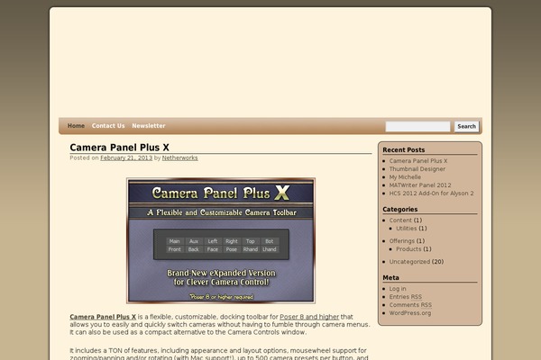 Weaver theme site design template sample