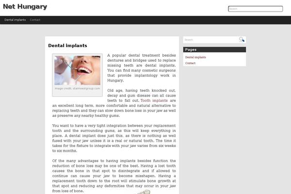Seismic Slate theme site design template sample