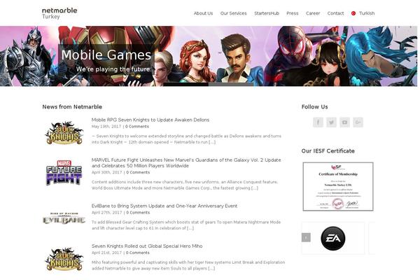 Cenote theme site design template sample