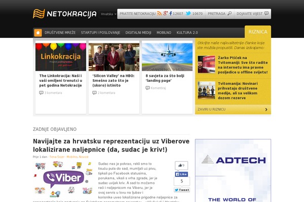 netokracija.com site used Netokracija