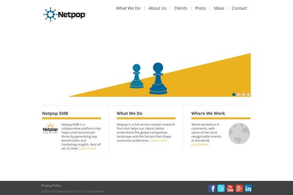 netpopresearch.com site used Netpop