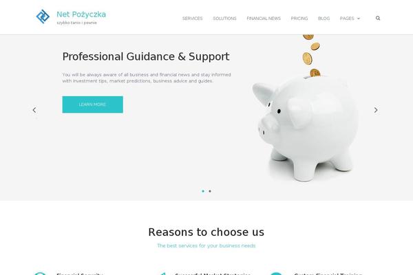 Site using Stock Ticker plugin