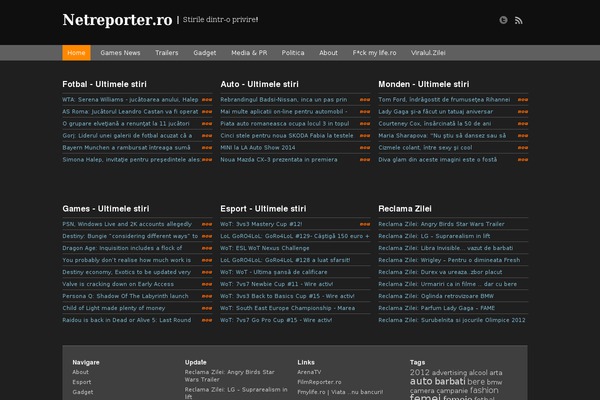 Onenews Premium theme site design template sample