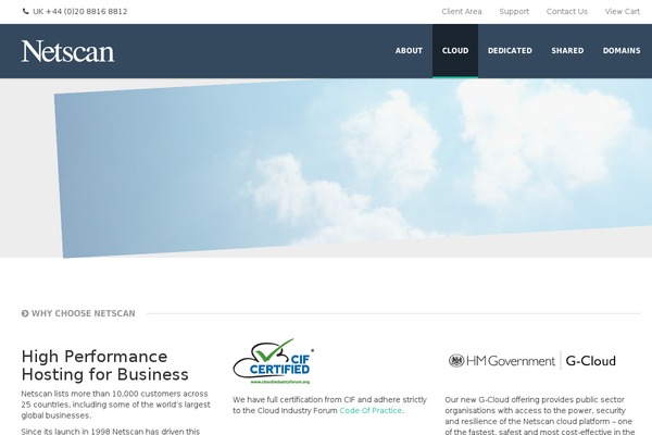 netscanhosting.com site used Ecohost