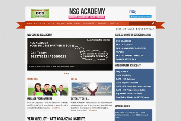 Reporter theme site design template sample