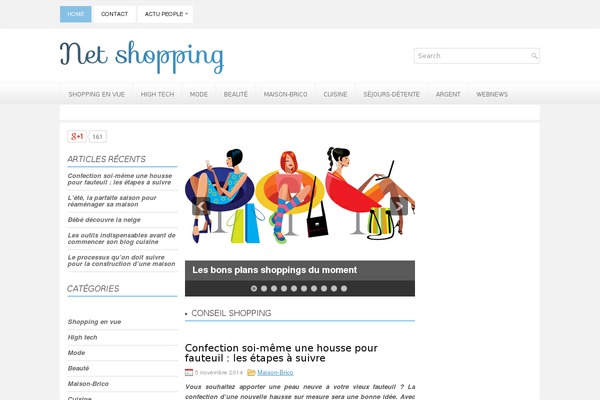 Newsmagazine theme site design template sample