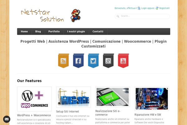Site using Material-wp plugin