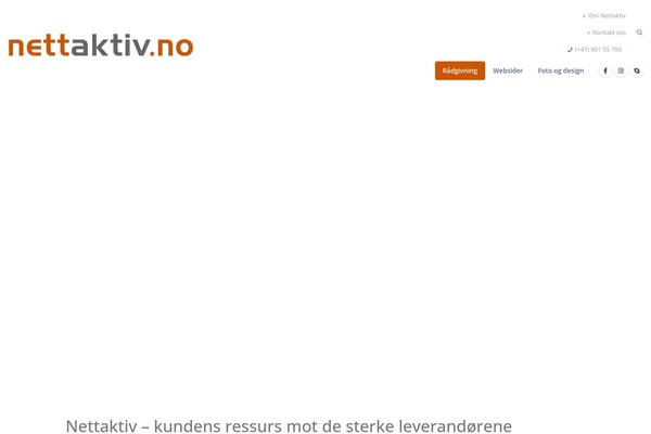 Porto theme site design template sample