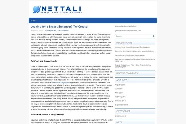 nettali.net site used Capitalize