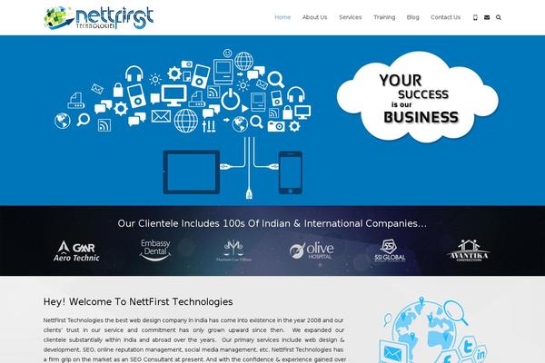 Astra theme site design template sample