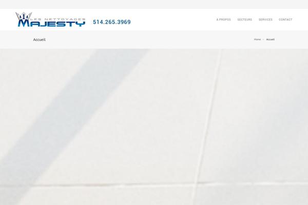 Novus theme site design template sample