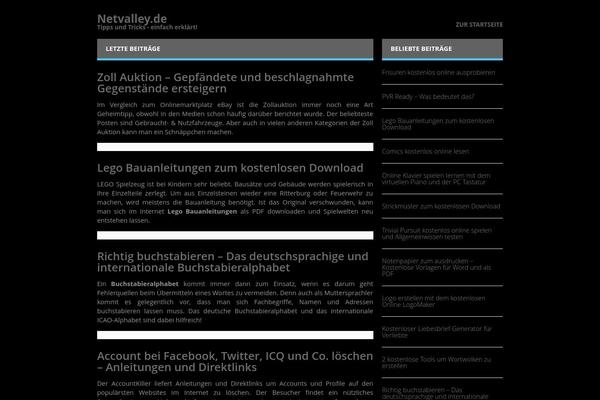 Minimagazine theme site design template sample