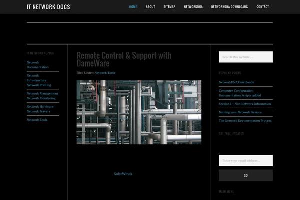 Daily Dish Pro theme site design template sample