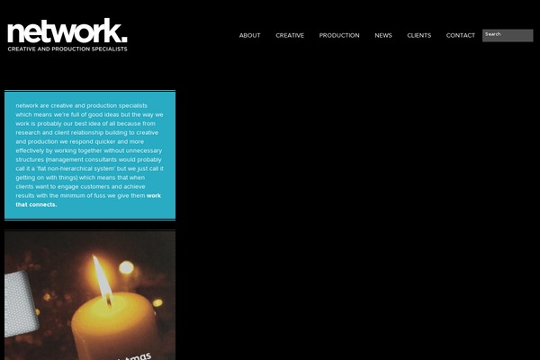 Network theme site design template sample