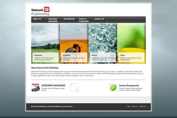Corporate theme site design template sample