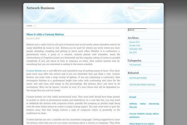 Shrink theme site design template sample