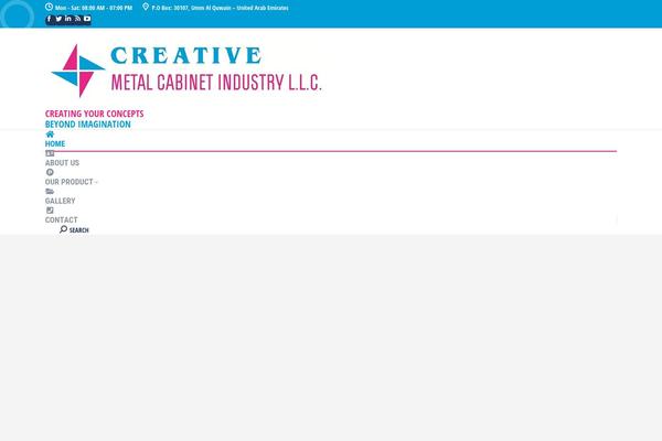 The7 theme site design template sample