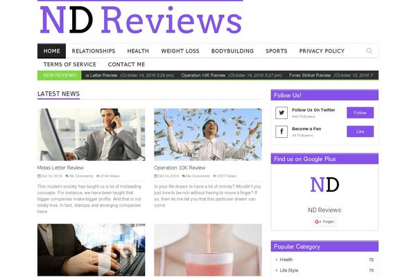 Orion theme site design template sample