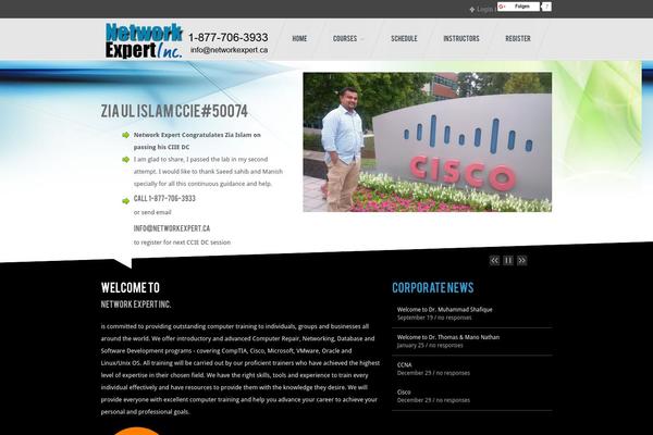 Suerte theme site design template sample