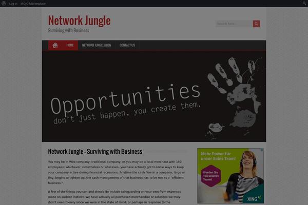 MineZine theme site design template sample