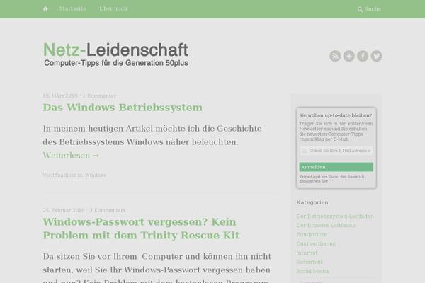 Site using Td-newsletter plugin