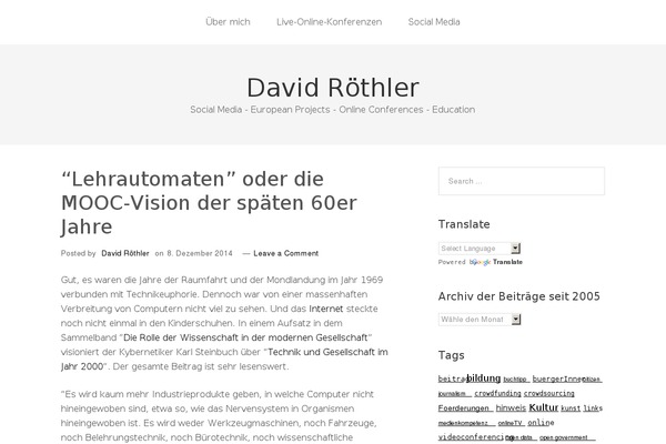 WordPress website example screenshot