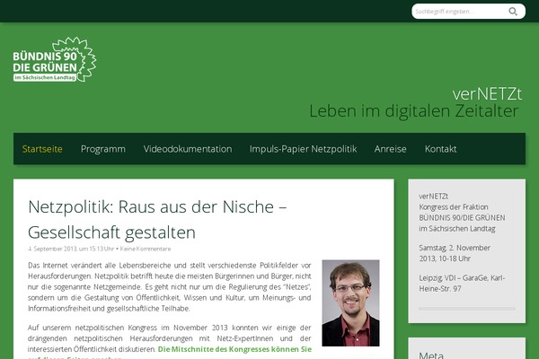 Urwahl3000 theme site design template sample