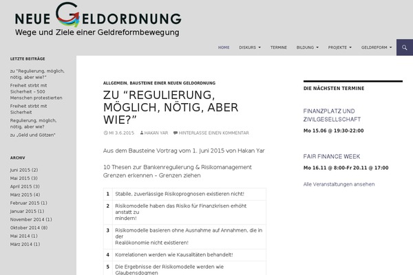 Site using 3D Tag Cloud plugin