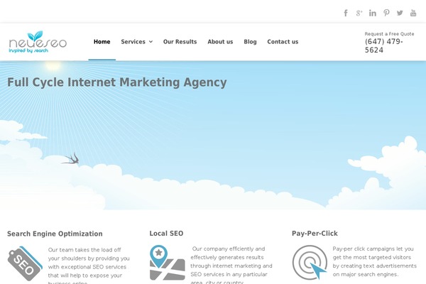 Beep! theme site design template sample