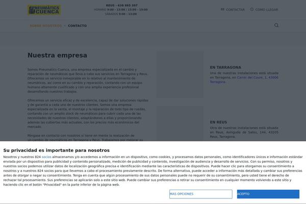 Site using Quantcast-choice plugin