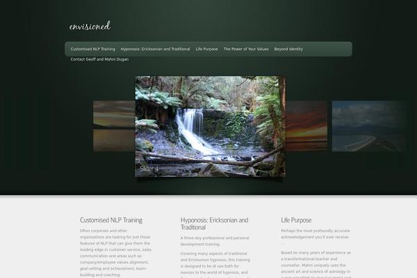 Envisioned theme site design template sample