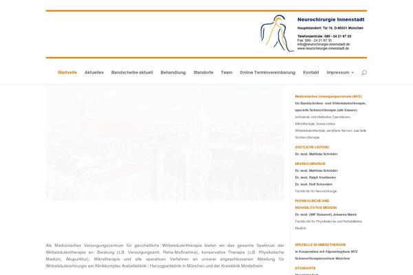 Divi Child theme site design template sample