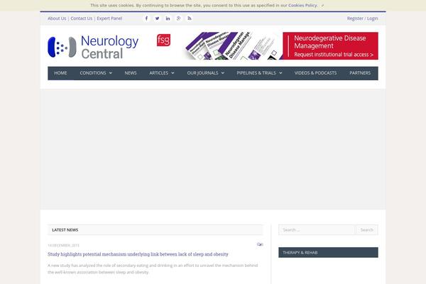 Site using Carousel Horizontal Posts Content Slider plugin