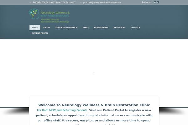Medicate theme site design template sample