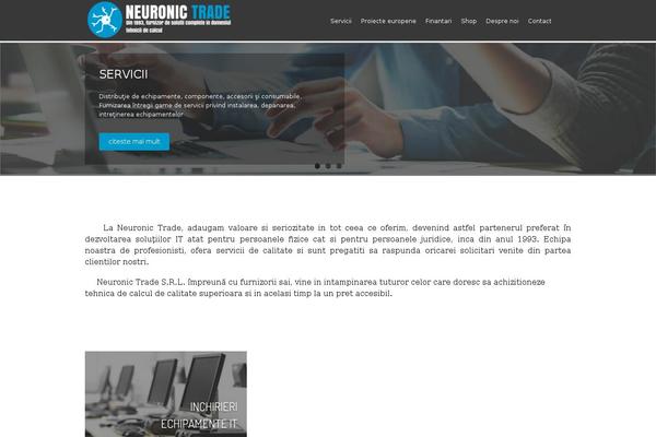 THBusiness theme site design template sample