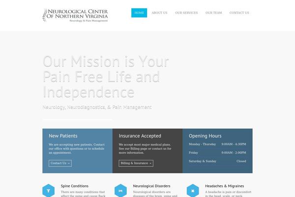 MediCenter theme site design template sample