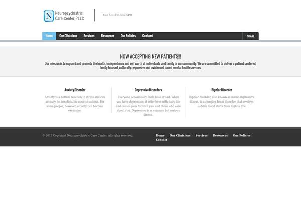 Doctor theme site design template sample