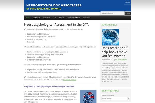 neuropsychologyassociates.ca site used Fairway