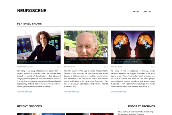 Equilibrium theme site design template sample