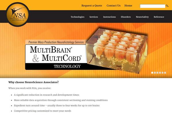 neuroscienceassociates.com site used Grapeland