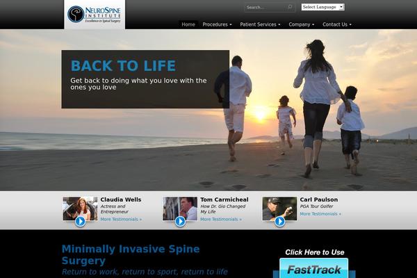 Whitelight theme site design template sample