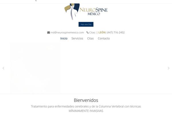 Medical Doctor theme site design template sample